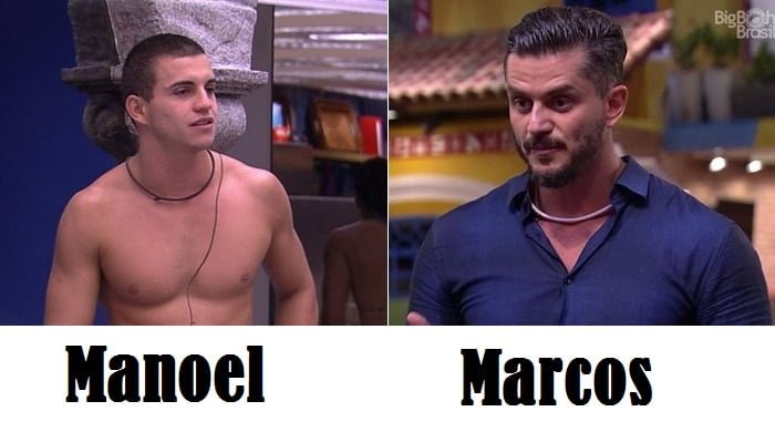 Imagem do post Enquete BBB17: Em um possível paredão entre Marcos e Manoel, quem você eliminaria? vote!