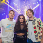 Imagem do post Demi Lovato canta “Sorry Not Sorry!” ao vivo junta com The Chainsmokers e curte show com Nina Dobrev