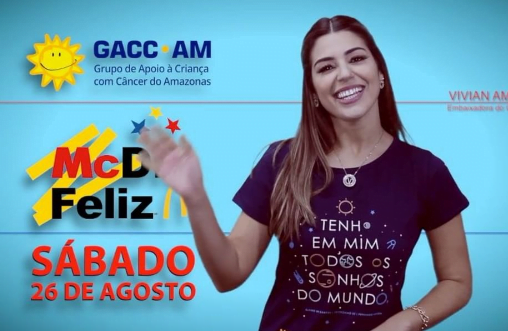 Imagem do post Vivian Amorim vira embaixadora local do GACC, campanha em prol da cura do câncer infantojuvenil do Brasil