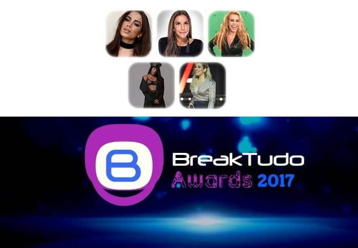 Imagem do post BreakTudo Awards 2017: Anitta, Ivete, Joelma, Ludmilla e Naiara Azevedo concorrem na categoria “Artista Feminina”, vote!