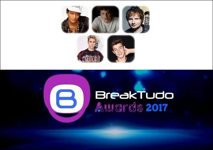 Imagem do post BreakTudo Awards 2017: Charlie Puth, Shawn Mendes e Justin Bieber concorrem na categoria artista internacional, vote!