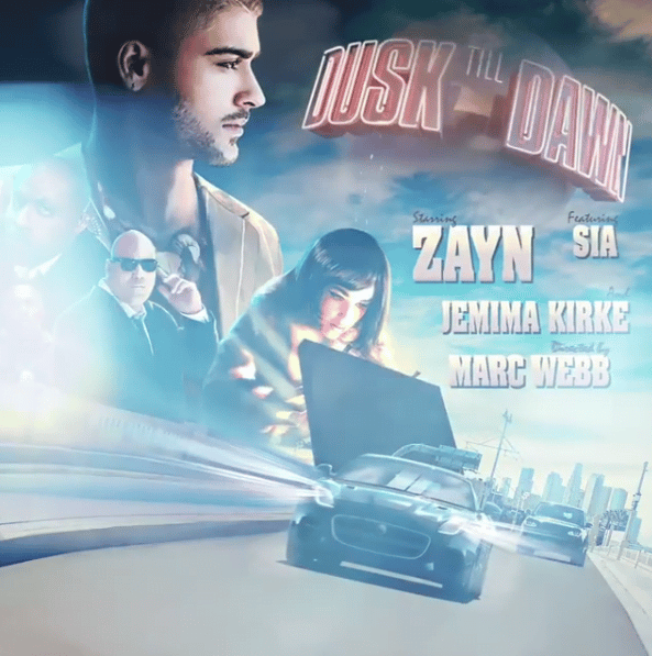 Imagem do post Nova música de Zayn com Sia é um hino? “Dusk Till Dawn”atinge 7 milhões de views em 12 horas