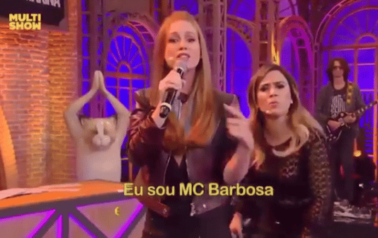 Imagem do post Marina Ruy Barbosa cantora? Confira a atriz cantando no programa de Tata Werneck