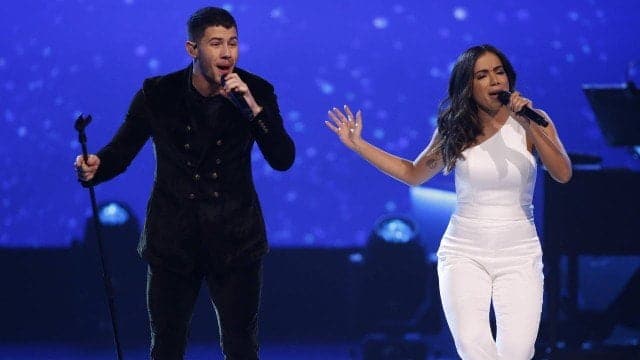 Imagem do post Anitta e Nick Jonas se apresentam juntos no evento pré-Grammy Latino 2017