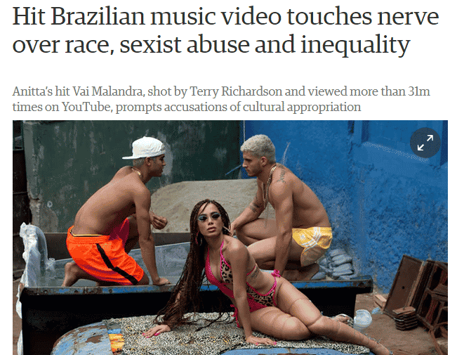 Imagem do post Com hit internacional, Anitta vira assuntos em sites internacionais com o The Guardian, confira!