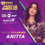 Imagem do post iHeartRadio Music Awards 2018: Anitta é indicada em uma premiação americana pela primeira vez, confira!