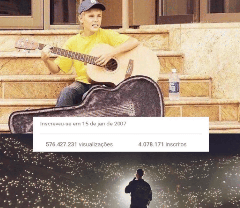 Imagem do post Canal de Justin Bieber no YouTube completa 11 anos, saiba porque se chama KidRauhl