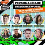 Imagem do post KCA 2018: Saiba quando será revelado o vencedor de Personalidade Brasileira Favorita