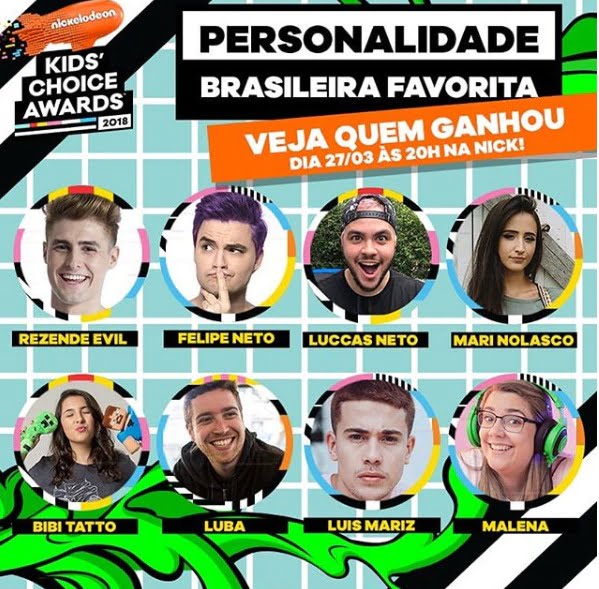 Imagem do post KCA 2018: Saiba quando será revelado o vencedor de Personalidade Brasileira Favorita