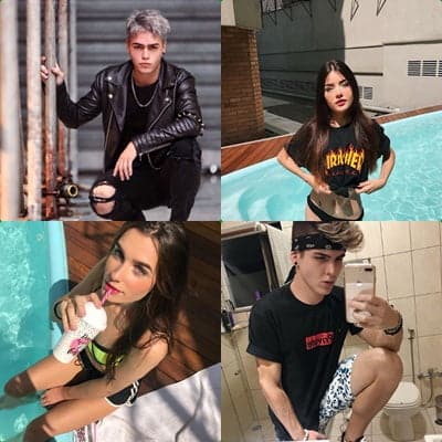 Imagem do post Conheça os influencers Leandro Gallis, Vitória Castro, Gui Mustache e Marcella Pantaleão