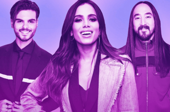 Imagem do post Billboard lista Anitta, Nego do Borel, Abraham Mateo e Steve Aoki entre os 10 artistas que debutaram recentemente na Hot Latin Songs