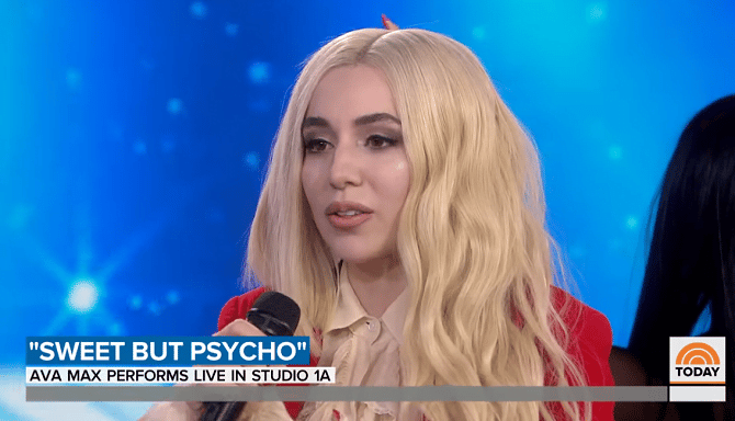 Imagem do post Ava Max atinge o topo da parada Billboard de Artista Emergentes e se apresenta no Today Show, assista!