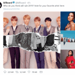 Imagem do post Billboard coloca Anitta, BTS, Selena Gomez e Ariana Grande em enquete perguntando qual artista irá dominar 2019, confira!