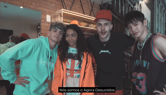 Imagem do post Now United: Any, Josh e Krystian participam de vídeo de Léo Picon e membro do grupo se revela fã do modelo, confira!