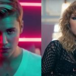 Imagem do post Justin Bieber pede desculpas e critica Taylor Swift, mas internautas acham que ele tentou queimar o filme dela