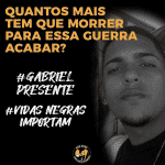 Imagem do post “Quem matou Gabriel?”, perguntam internautas, após ser encontrado corpo que pode ser de Giovanne Gabriel, jovem negro que foi visto pela última vez sendo abordado pela PM