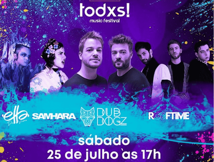 Imagem do post Todxs Music Festival apresenta Dubdogz, Samhara e mais neste sábado (25) com transmissão exclusiva via TikTok