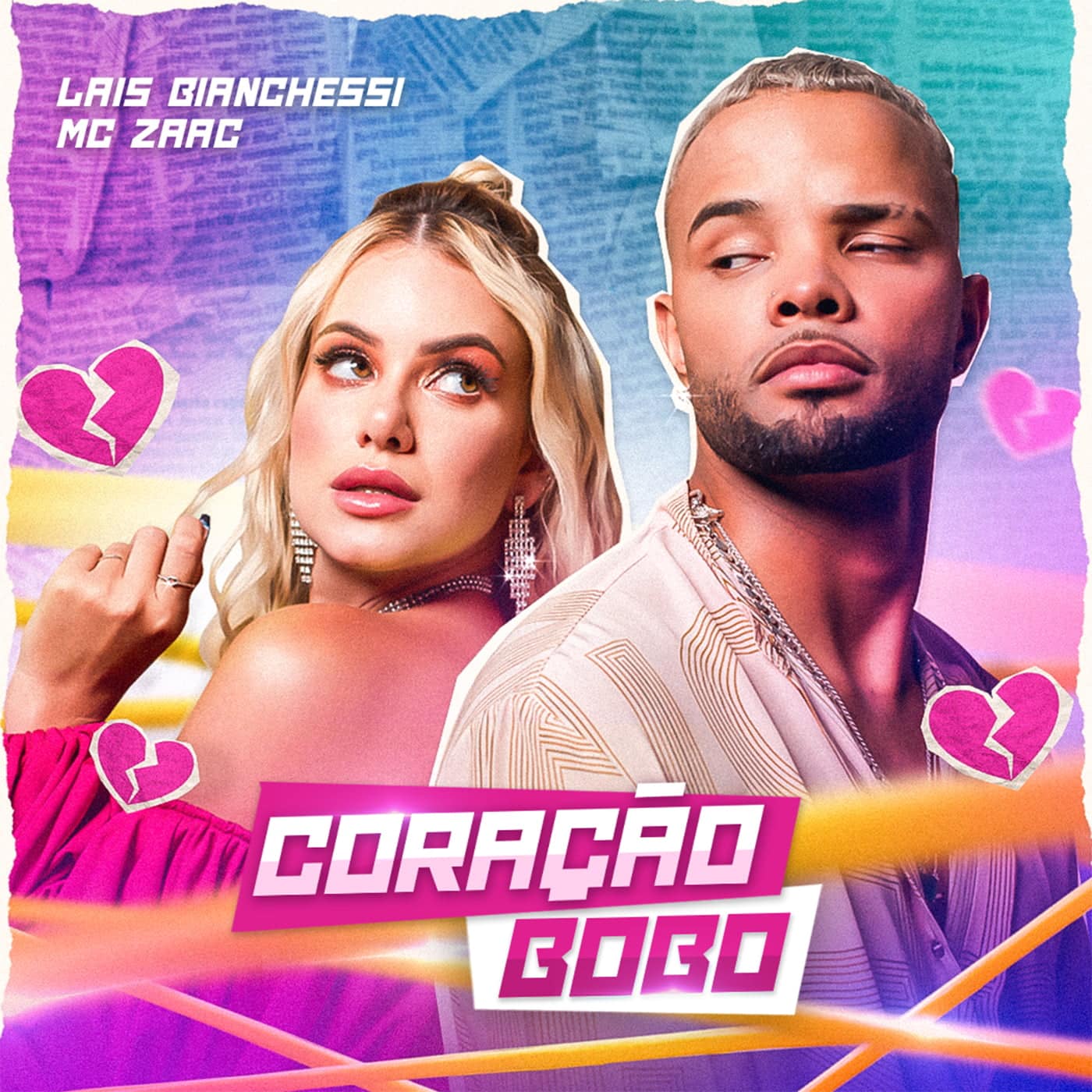 Imagem do post Laís Bianchessi se une a MC Zaac no single romântico “Coração Bobo”