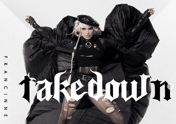 Imagem do post Francinne anuncia seu novo EP “Takedown” e revela que abriu seu próprio selo musical: “decidi que eu jamais deixaria alguém ser dono do meu trabalho outra vez”