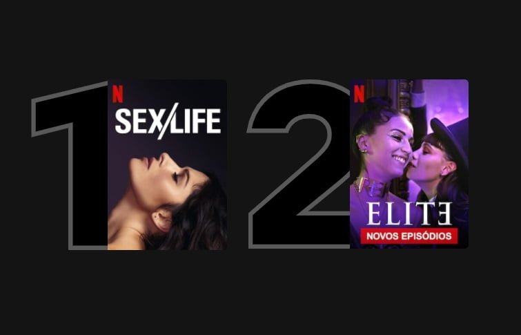 Imagem do post Netflix: Sex Life assumi o topo dos mais assistidos no Brasil e Elite cai para a segunda posição 