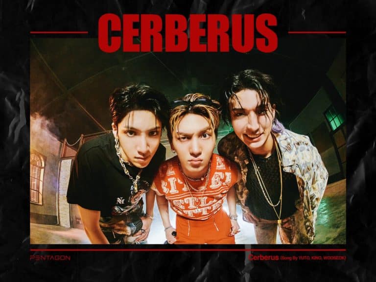 Imagem do post PENTAGON: Kino, Yuto e Wooseok alcançam o topo das paradas com “CERBERUS”. Confira!