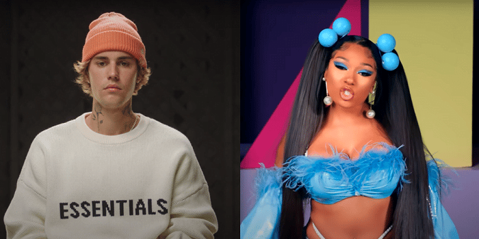 Imagem do post VMA 2021: Justin Bieber lidera a lista de indicados com 7 indicações e Megan Thee Stallion é a vice-lider de indicações 