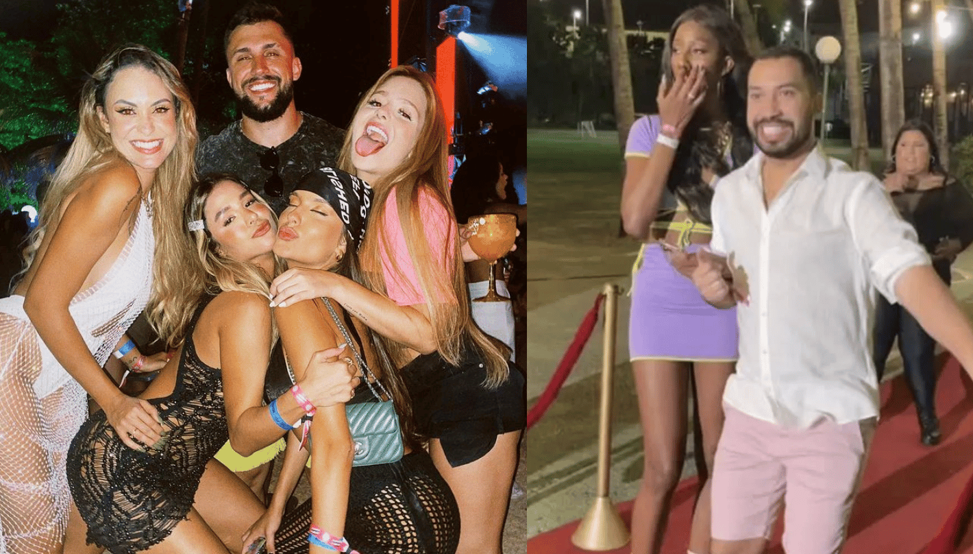 Imagem do post Farofa da Gkay: Ex-BBBs Sarah, Arthur, Viih Tube, Thais, Kerline, Camilla de Lucas e Gil do Vigor estão na festa 