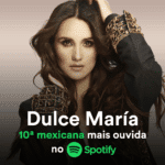 Imagem do post Dulce María entra para lista das 10 mexicanas com mais ouvintes mensais no mundo