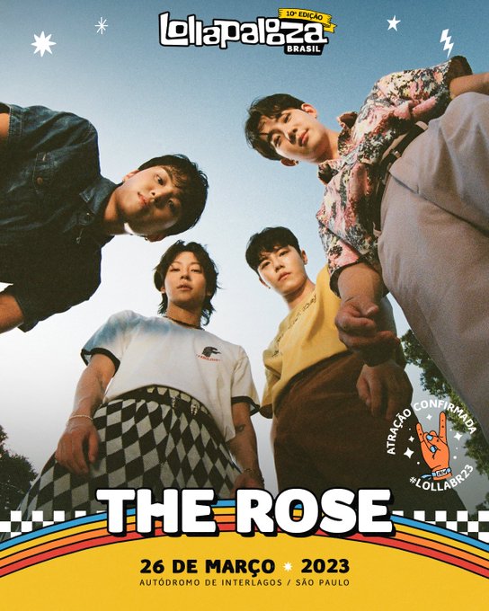 Imagem do post Banda sul-coreana The Rose será atração no Lollapalooza Brasil 2023