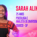 Imagem do post BBB 23: Conheça Sarah Aline, psicóloga que rompeu com a igreja após pedirem para pessoas homossexuais sairem