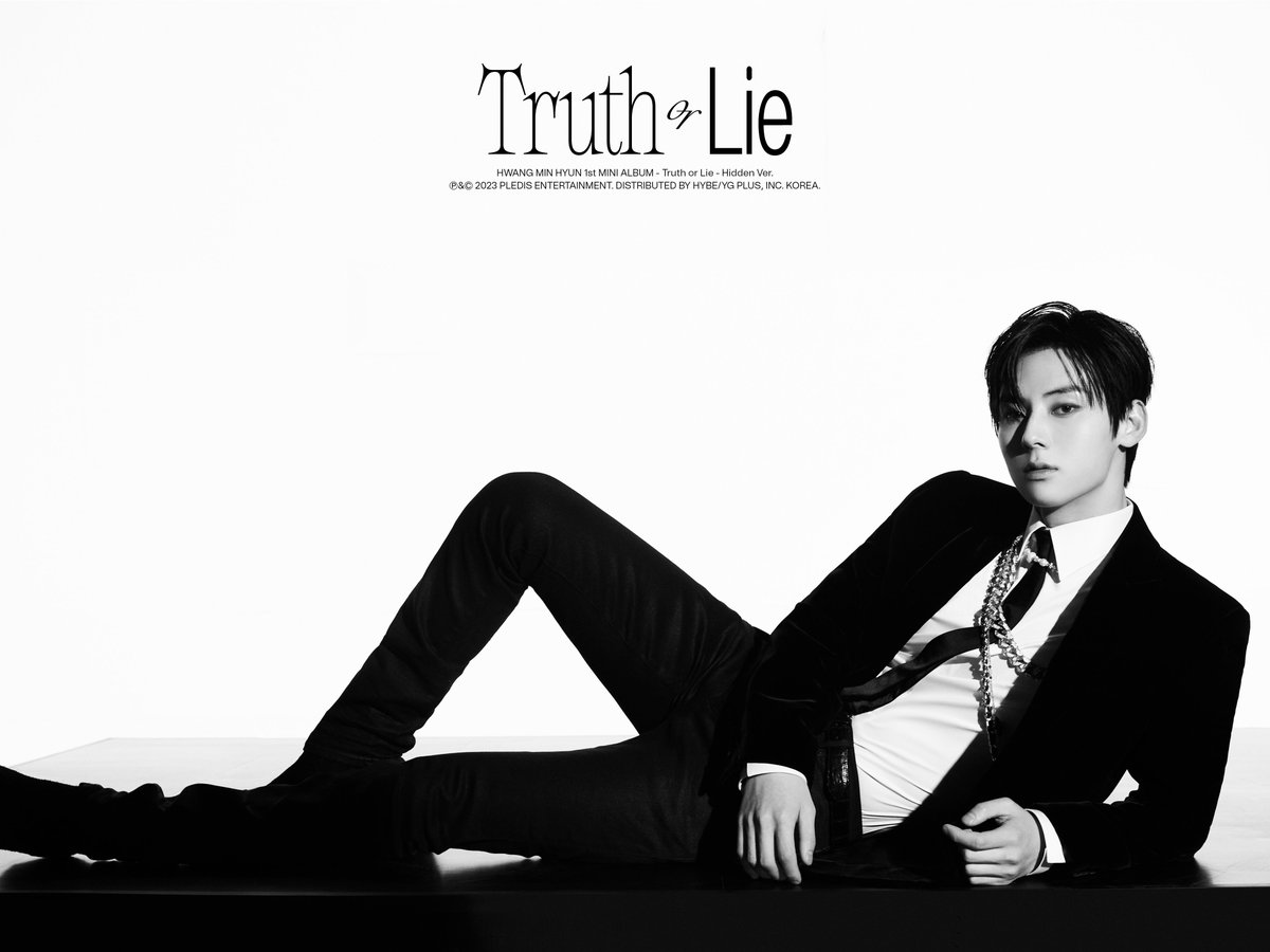 Imagem do post Hwang Minhyun anuncia data de seu primeiro álbum solo, intitulado ‘Truth or Lie’