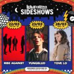 post: Lollapalooza Brasil anuncia programação do Lolla Sideshows com Rise Against, YUNGBLUD e Tove Lo