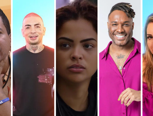 Imagem do post Enquete BBB 23: Bruno, Guimê, Paula, Fred Nicácio e Amanda estão no paredão, quem você elimina? Vote!