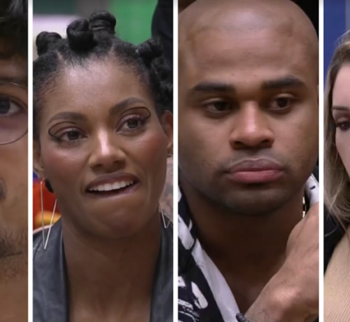 post: Enquete BBB 23: Gabriel, Tina, Cezar e Amanda formam o 3º paredão, quem você elimina? Vote! 