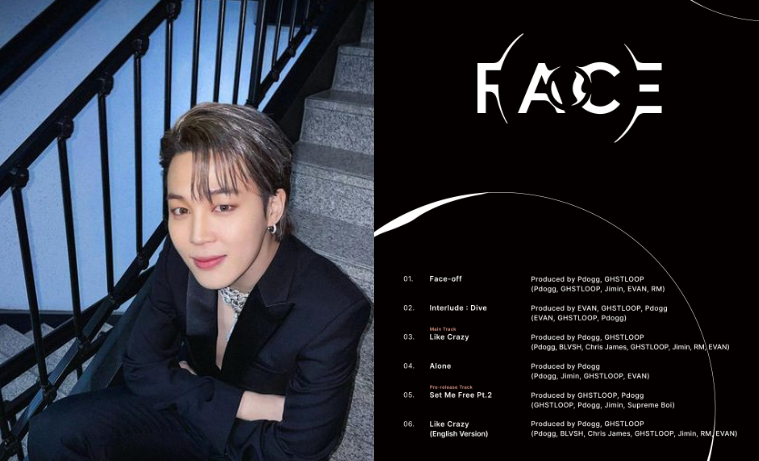 post: JIMIN: “Like Crazy” é o single principal do álbum “Face”, veja a tracklist! 