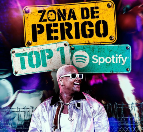 Imagem do post “Zona de Perigo” de Leo Santana é número #1 na parada  Top 50 Spotify Brasil 