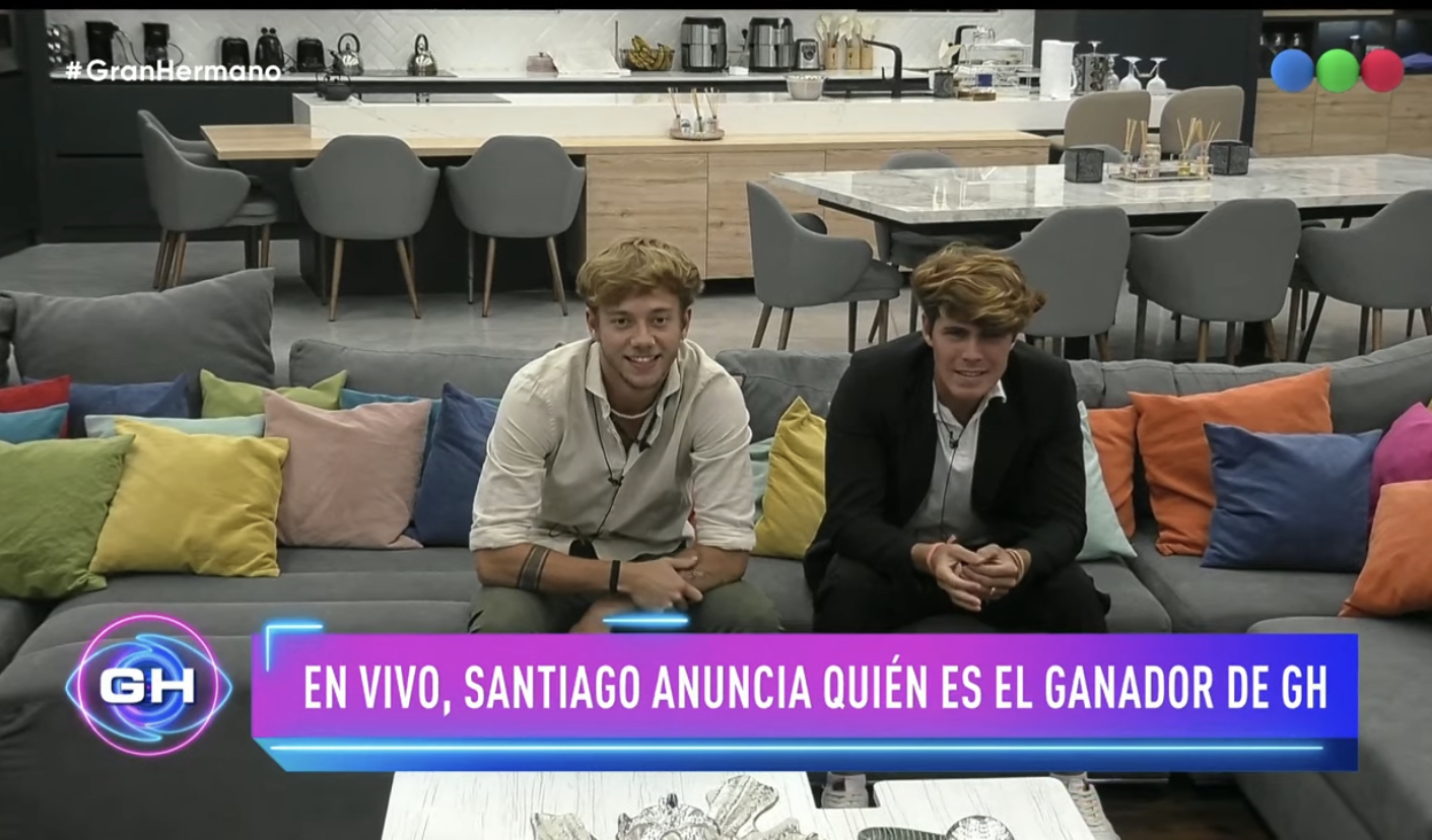 Imagem do post Gran Hermano: Marcos Ginocchio é o campeão com 70,83% dos votos, Nacho é vice-campeão com 29,17%