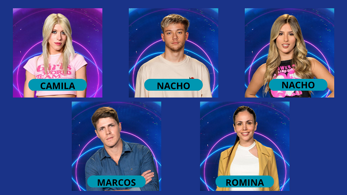 Imagem do post Enquete Gran Hermano 2023: Quem merece vencer o reality – Camila, Nacho, Julieta, Marcos ou Romina? Vote! 