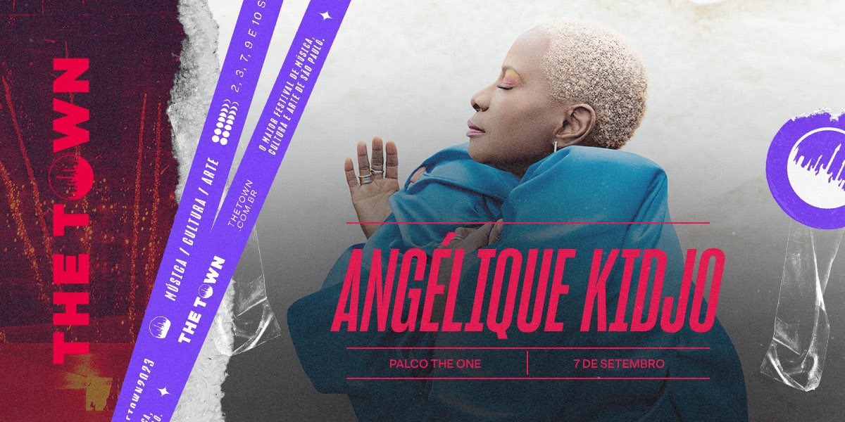 Imagem do post The Town: Angélique Kidjo se apresentará em 7 de setembro no palco The One