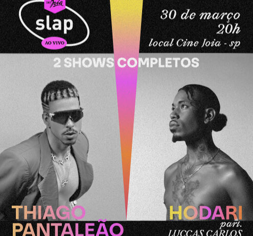 Imagem do post Thiago Pantaleão, Hodari e Luccas Carlos são as atrações da primeira edição do “slap Ao Vivo” no dia 30