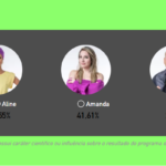 Imagem do post BBB 23: Amanda eliminada na Enquete UOL, mas é estratégia para torcida de Cezar Black dividir votos 