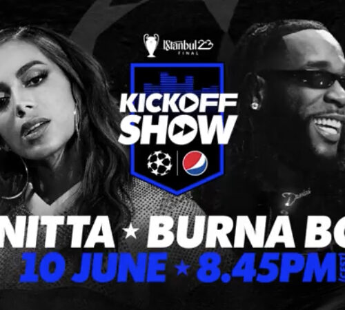 Imagem do post Anitta e Burna Boy irão se apresentar na final da Uefa Champions League em Istambul