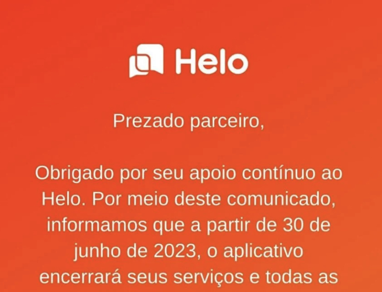 Imagem do post ByteDance, dona do TikTok, decidi encerrar a rede social Helo, saiba mais!