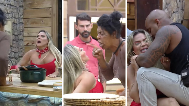 Imagem do post A Fazenda 15: Veja a treta completa de Kally e Marcia Fu 