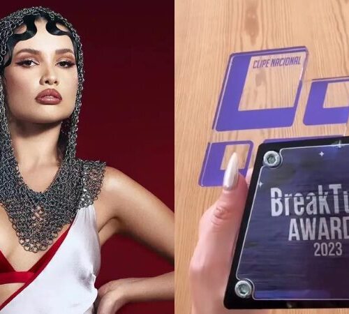 Imagem do post Juliette recebe troféu de “Clipe Nacional” que venceu no BreakTudo Awards 2023