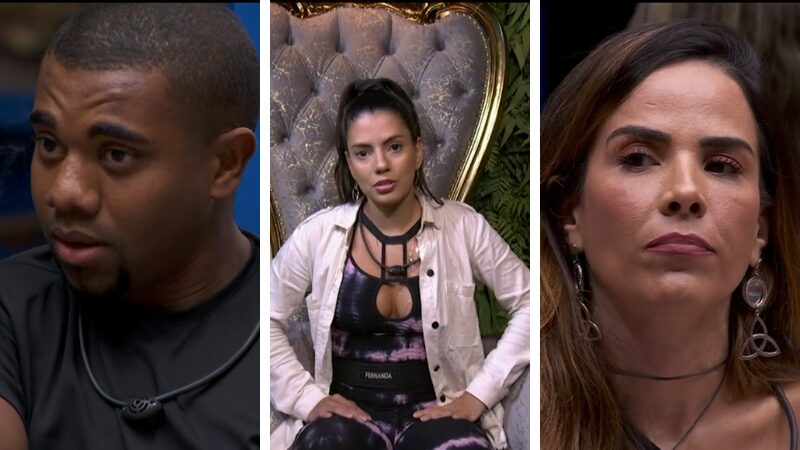 Davi, Fernanda e Wanessa bbb 24 