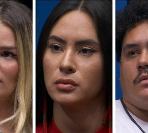 Yasmin, Isabelle e Lucas Buda enquete bbb 24