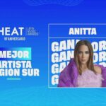 Imagem do post Anitta vence o Latin Heat Music Awards 2024