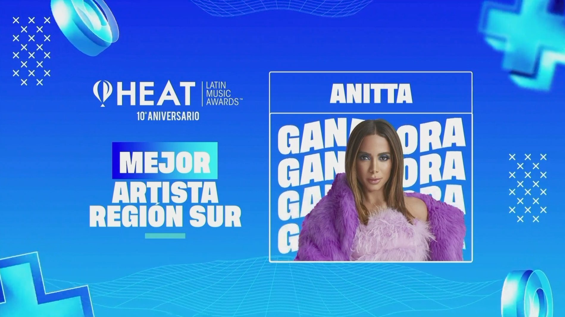 Imagem do post Anitta vence o Latin Heat Music Awards 2024