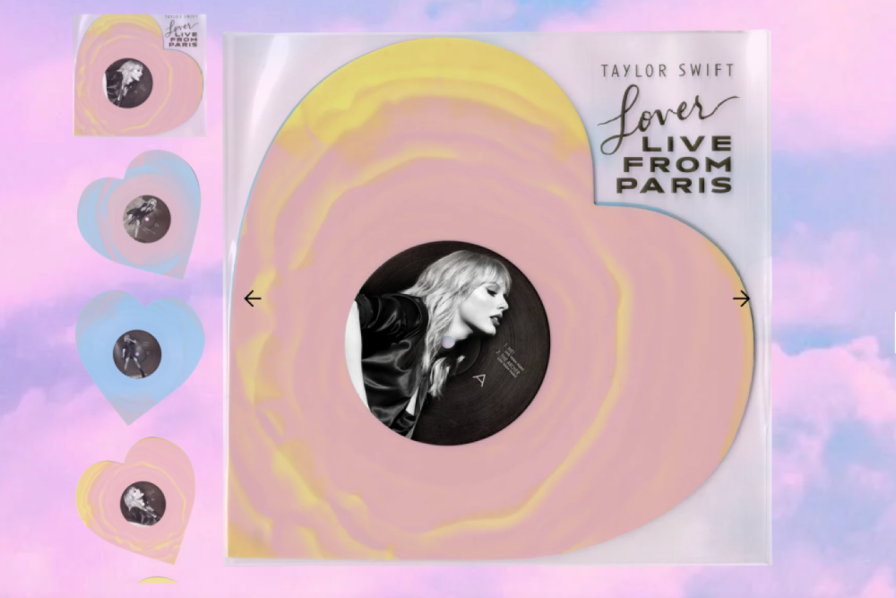 Imagem do post Álbum ‘Lover (Live From Paris) em vinil de Taylor Swift esgota em uma hora de lançamento